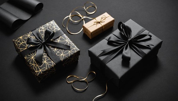Geschenkpapier schwarz: stilvolle ideen für ihre verpackung