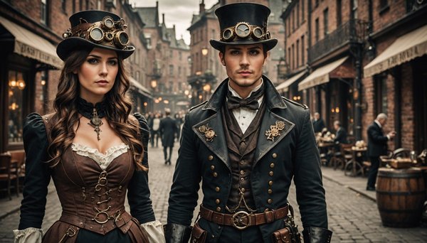Einzigartige steampunk-kostüme für jeden anlass entdecken