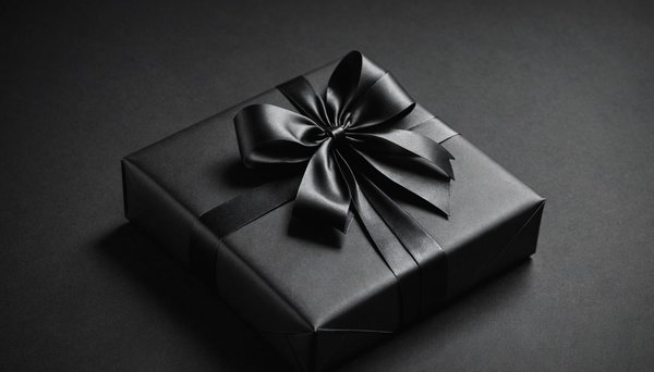 Schwarzes geschenkpapier: kreative verpackungsideen entdecken